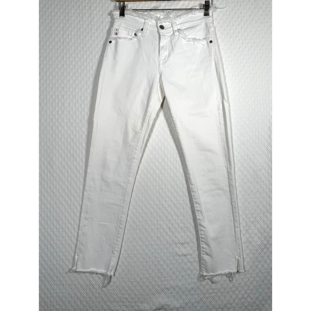 AG Adriano Goldschmied Ex-Boyfriend Slouchy Slim Jeans‎ Women 23 R White AG-ED